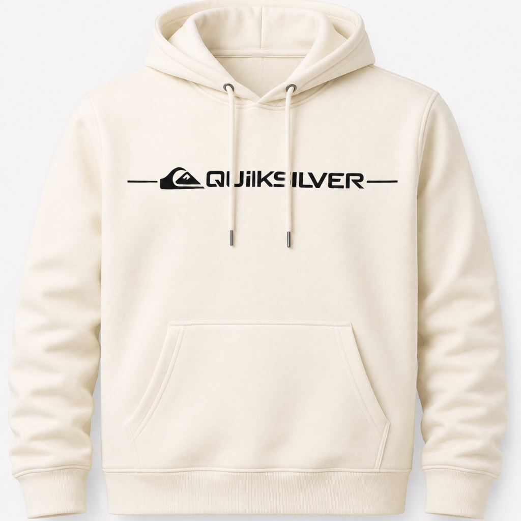 Moletom Masculino/Feminino Canguru Quiksilver Flanelado Grosso Inverno Streetwear Premium Com Capuz Estiloso