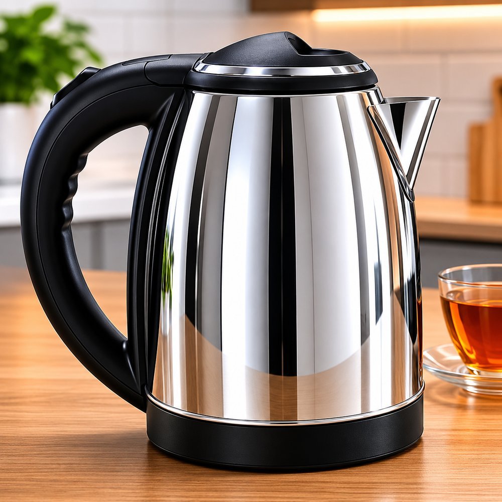 Chaleira Elétrica Inox 1,8l Desligamento Automático Prático 110/220w