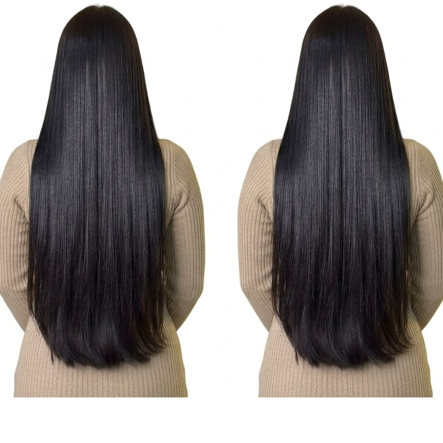 kit de 2 Cabelo Bio Vegetal Orgânico Na Tela Tic Tac liso