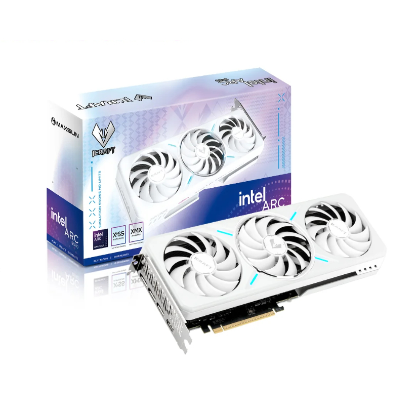 Placa de Video Maxsun Intel ARC B580 iCraft, 12GB, GDDR6, 192-bit, 8703-000CA147-0002
