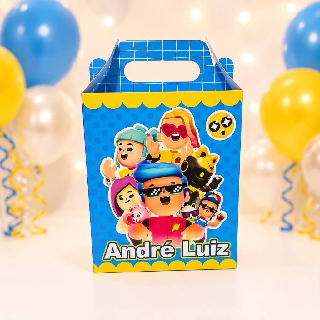 Pk Xd Maletinha Lembrancinha Aniversário Personalizada - Desmontada