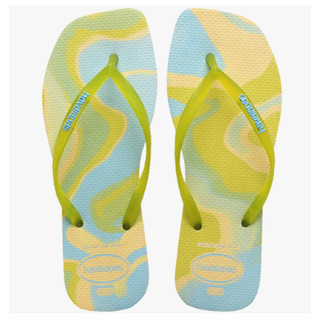 havaianas fashion praia cores confortável sandália havaianas quadrada