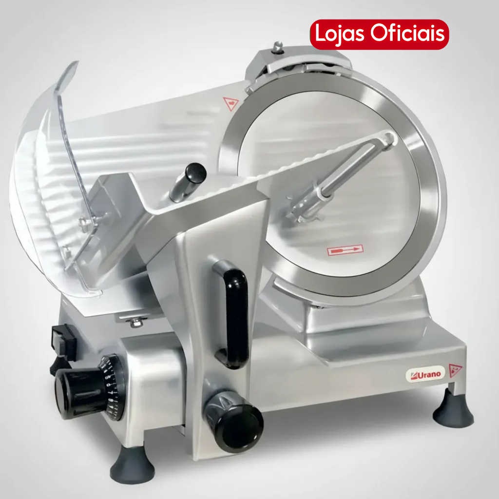 Fatiador De Frios Cortador De Frios Profissional Urano SM-300 300mm 220V Inmetro Comercial Queijo