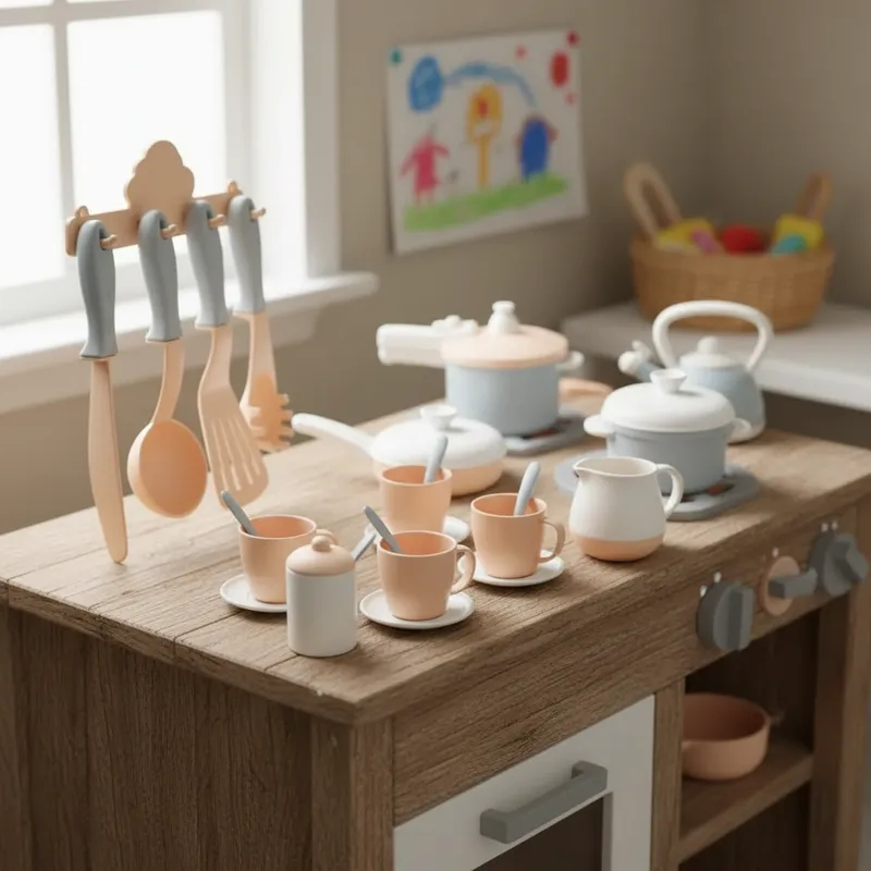 Brinquedo Jogo Kit Chá Café Cozinha Infantil Completo Montessori Pedagógico