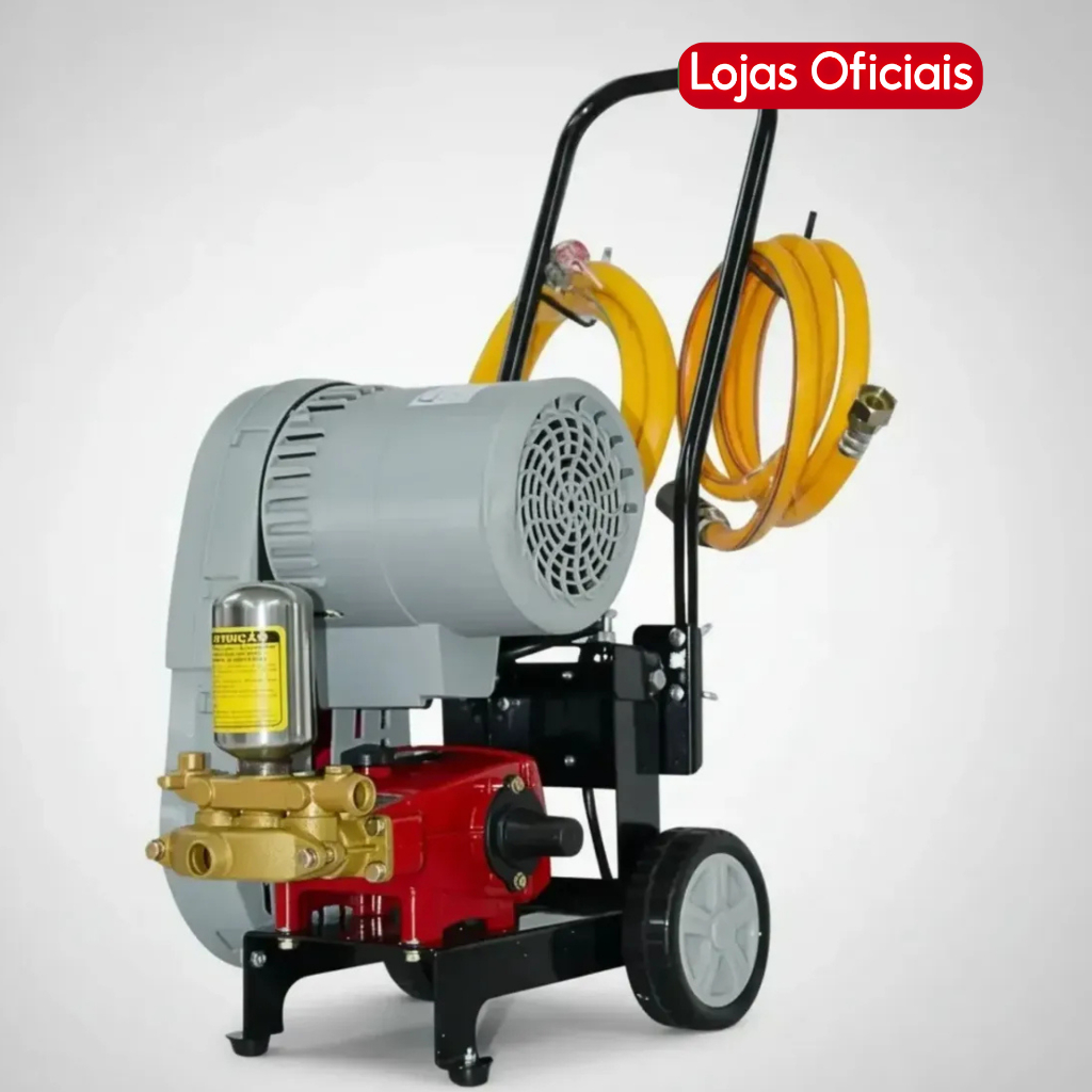 Lavadora De Alta Pressao Vazao Eletroplas El-3500a 350psi 1cv (127V ou 220V) 12l/min Chacara