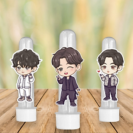 Aplique Simples BTS – Lembrancinhas Divertidas para Sua Festa! 6x4 cm