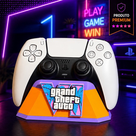Suporte Para Controle Ps5 GTA VI - Suporte Grand Theft Auto Vi