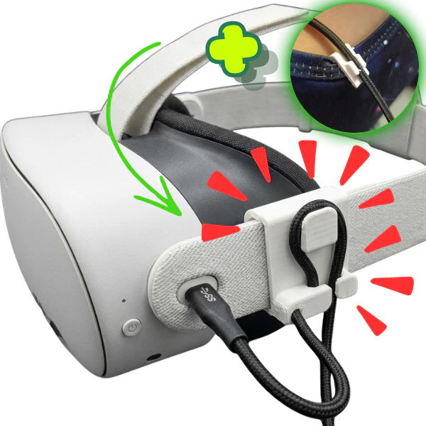 Suporte para cabo Meta Quest 3/3s VR óculos de realidade virtual