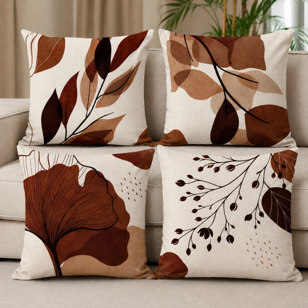 Kit 04 Almofadas Decorativa Estampa Digital Com e Sem Enchimento — imagem 1