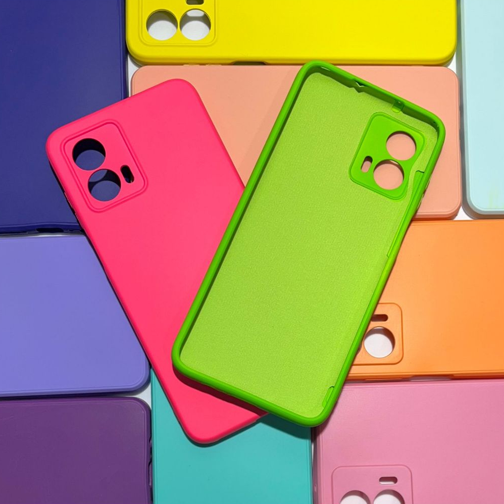 Capa Protetora Motorola G53 Silicone com Proteção de Câmera Interior Aveludado Macia TPU Premium
