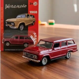 Miniatura Veraneio 1968 Pneus De Borracha Chevrolet Cks 1:64