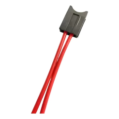 Porta Fusível Lâmina Universal Com Fio 4mm Automotivo Alta Qualidade