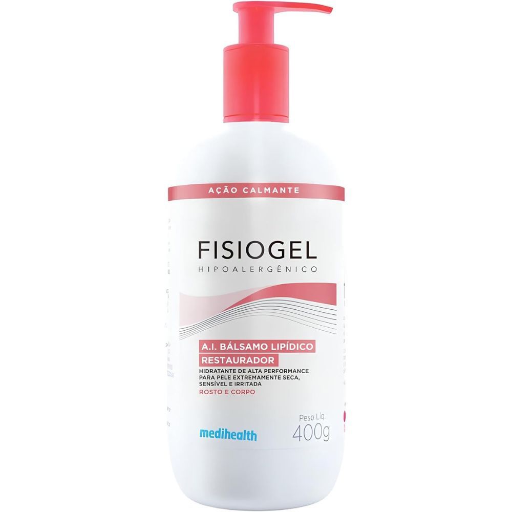 Fisiogel A.I. Bálsamo Lipídico Restaurador 400ml Corpo e Rosto