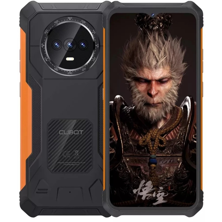 Smartphone Cubot Kingkong Es Lte Dual Sim 6.56" 6GB/128GB Black/Orange  Resistente Impacto e Água - Estoque Brasil
