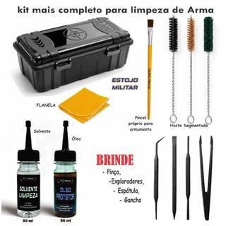 KIT de Limpeza  9mm, .40, 380, .38