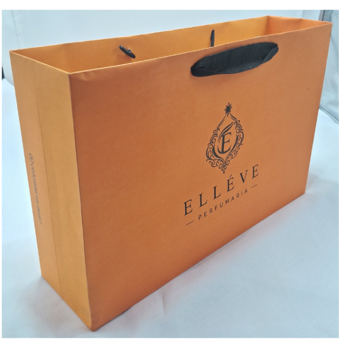 Sacola personalizada Para Loja - Sacola Personalizada de Papel - Sacola Para Perfumaria - Bolsa Para Loja