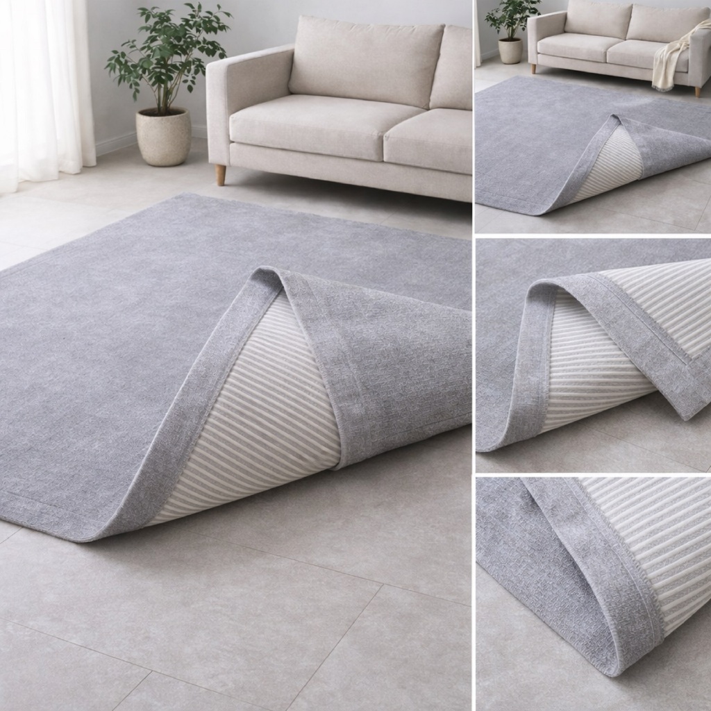 Tapete Liso Decorativo Sofisticado Ideal Para Sala Quarto Escritório Com Antiderrapante Emborrachado