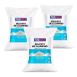Sulfato De Alumínio Kit 3x2kg Tog Max Linha Especial Decantação Piscina Eficiente Fácil Aplicação