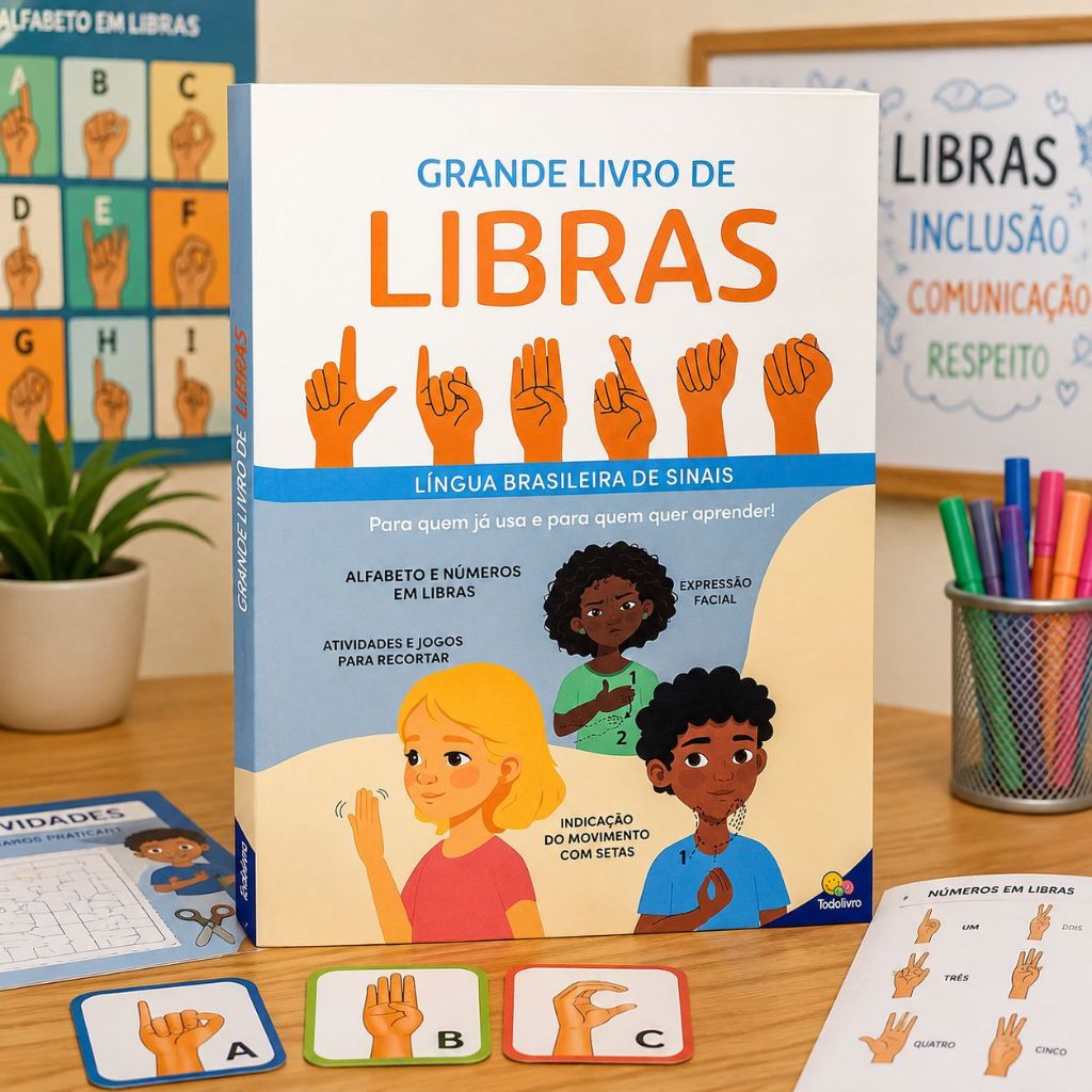 O Grande Livro De Libras Guia Completo