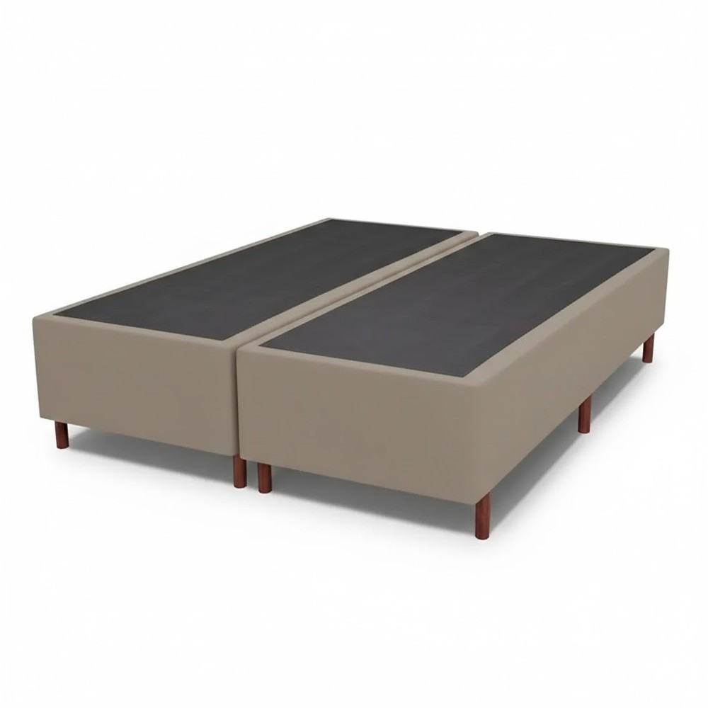 Base Box Queen Size Prince Sued 38x158x197cm