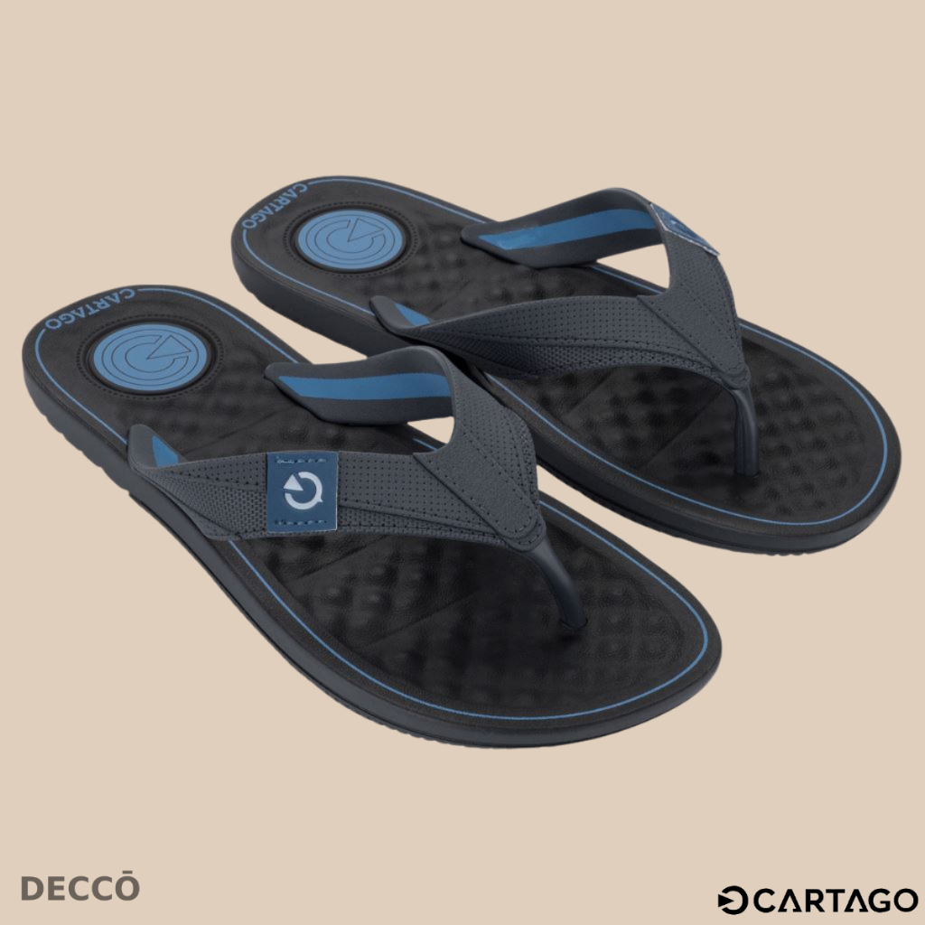 Chinelo de Dedo Cartago Modelo Arizona Casual Masculino Palmilha Massageadora Ul