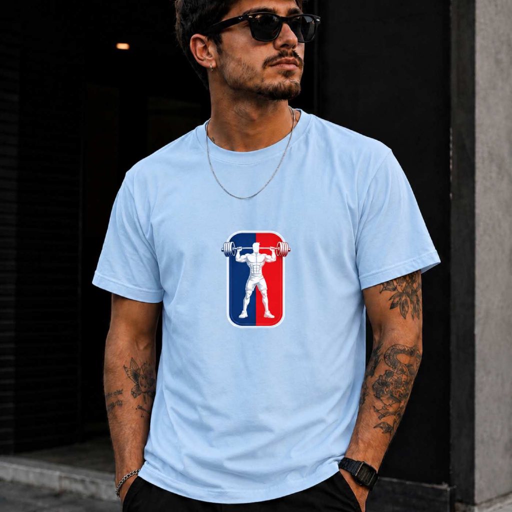Camiseta masculina academia treino pesado maromba Fitness musculação confortável leve macia algodão 30.1