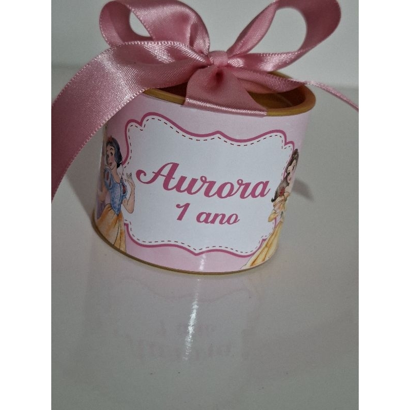 Kit tubolatas personalizadas 5x6 • lembrancinha Princesas • Aniversário • Vários Temas