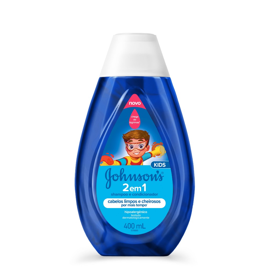 2 em 1 Shampoo e Condicionador Infantil JOHNSON’S® 400ml