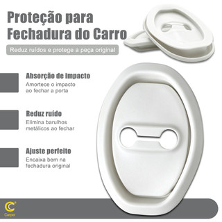 Kit de 4 peças Amortecedor de Fechadura Borracha Protetor Porta Do Carro Batente Anti Imp…