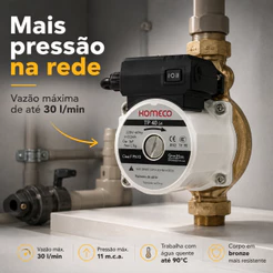 Mini Bomba Pressurizadora de Água Komeco TP 40 G4 Bronze 120W (220V)
