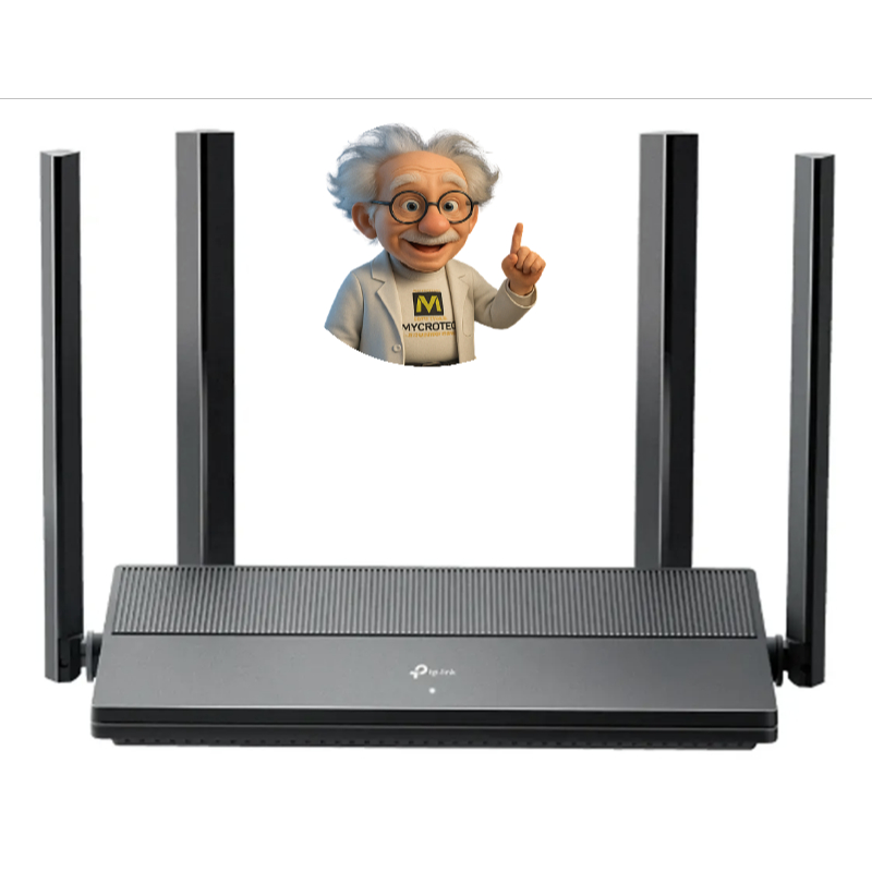 Roteador Wifi 6 AX1500 Dual Band Gigabit 4 Antenas 1500Mbps MU-MIMO Alta Velocidade