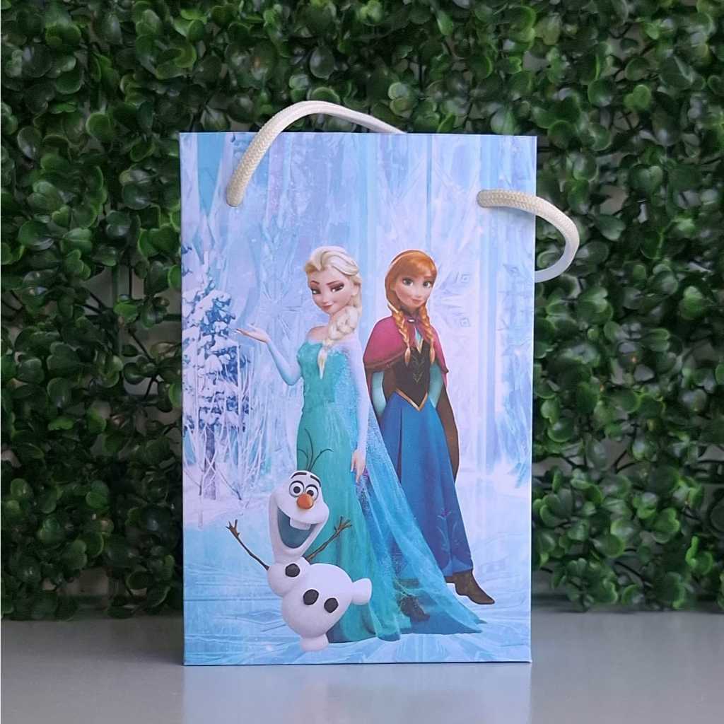 Sacolinha Personalizada (P) para Festa Lembrancinhas Aniversário Frozen