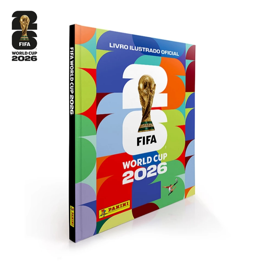 Álbum de Figurinhas Copa do Mundo 2026 Oficial Capa Dura