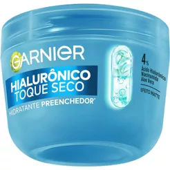 Gel Creme Hidratante Facial Hialurônico Toque Seco com Ácido Hialurônico e Niacinamida, Peles Mistas e Oleosas, 85g