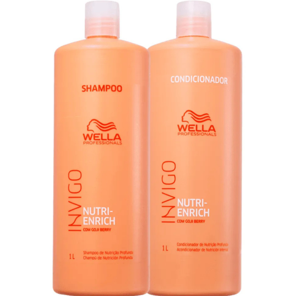 Kit Wella Invigo Nutri Enrich Shampoo E Condicionador 1 Litro