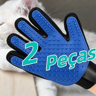 Luva Pet Removedor Multifuncional Tira Pelos Silicone Massagem de Animais Cachorro Gato