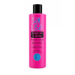 Progressiva de Chuveiro Sou Liso 500ml Sem Formol Redutor de Volume Anti Frizz Alinhamento Capilar Essência10