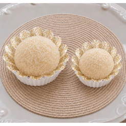 Tapetinho para Doces Arabesco Ouro - 7 e 9 cm - 100 a 500 Unidades | Cromus - Rizzo