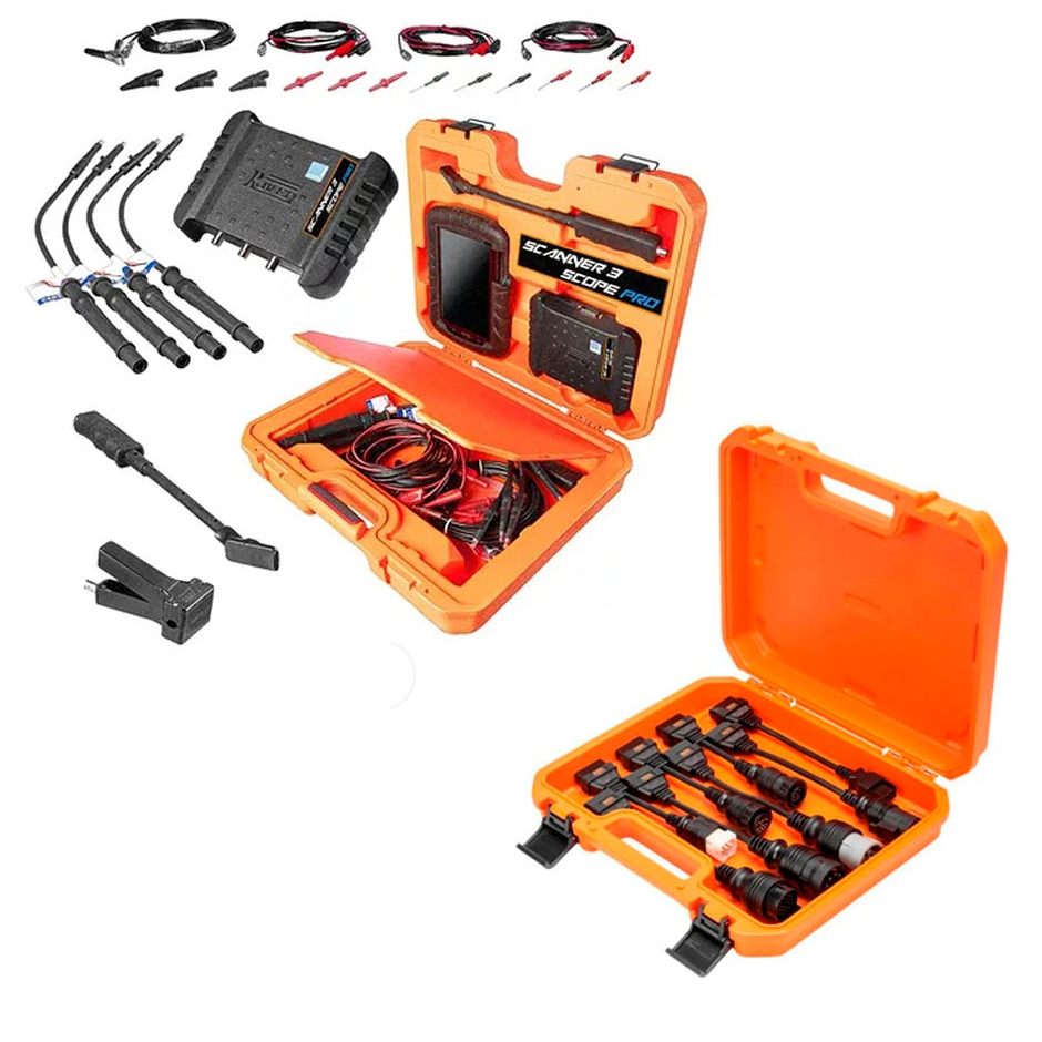 Scanner 3 Scope Pro Com Tablet Linha Diesel Leve e Diesel Pesado - Raven
