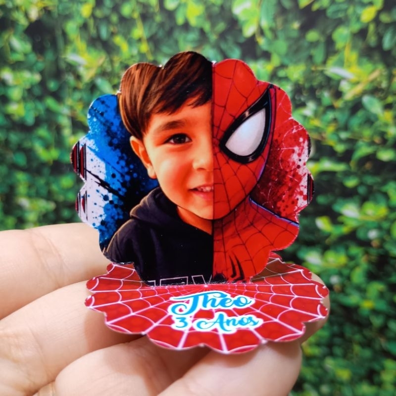 Aplique Personalizado com Sua Arte Ia para Caixinha Acrílica 5x5 ou Latinha Lembrancinha Infantil