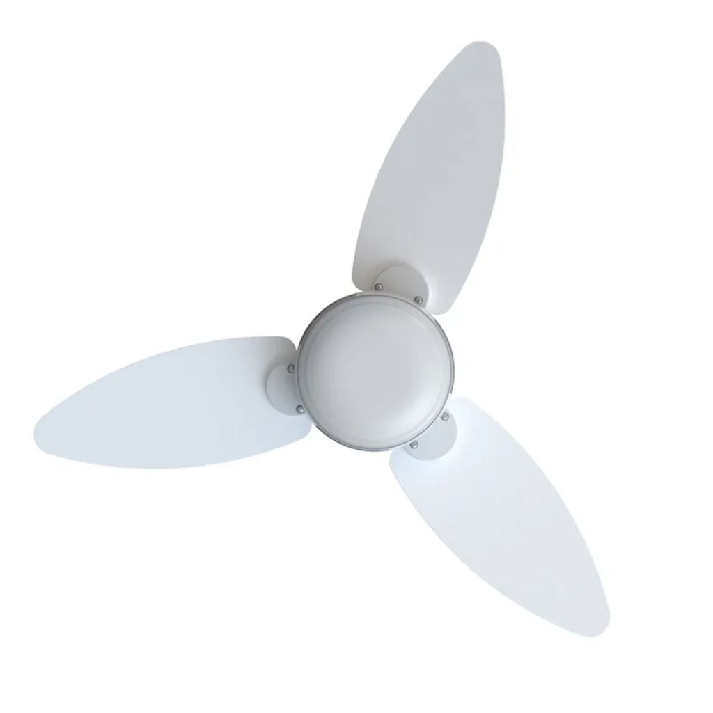 Ventilador de Teto Ventisol Elluz Inverter 3 Pás MDF Controle Remoto Bivolt Branco Cinza 6 Velocidades — imagem 2 de 2