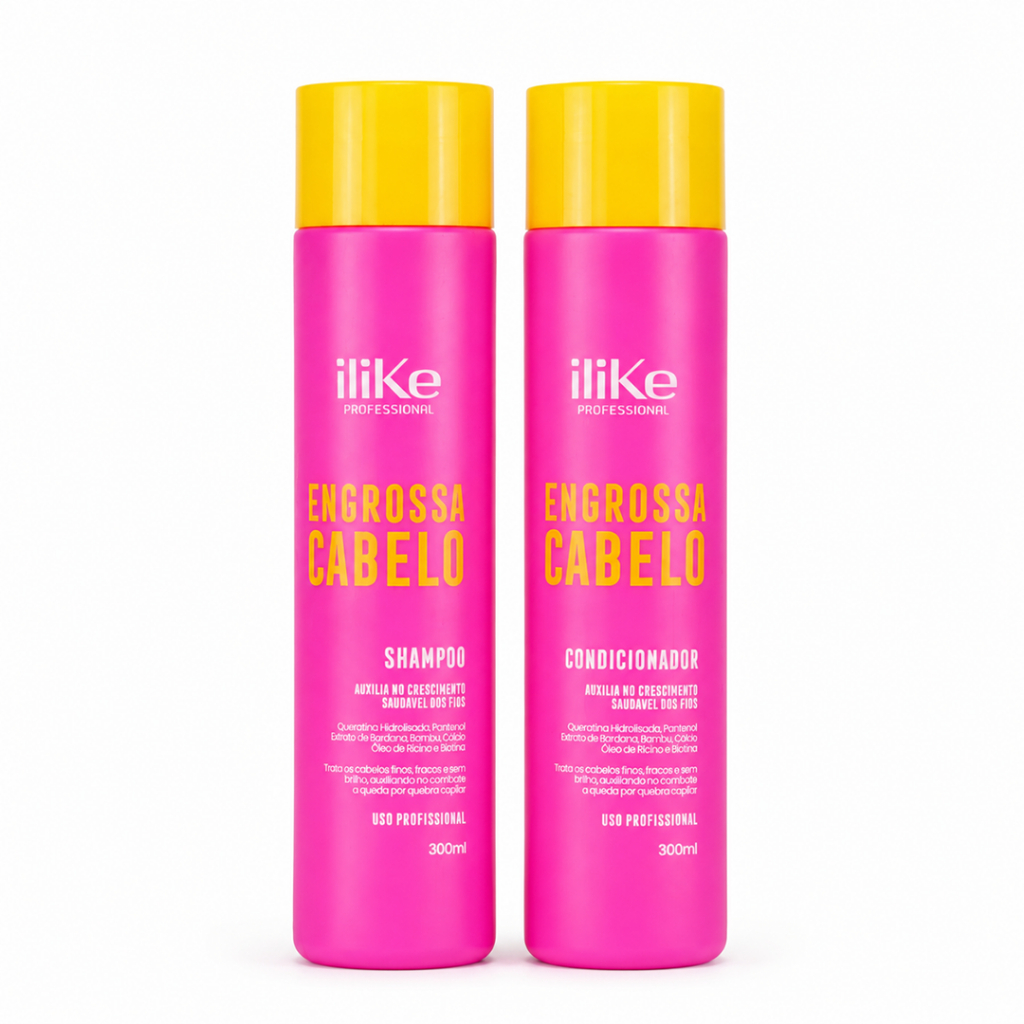 Ilike Engrossa Cabelo Kit Shampoo E Condicionador
