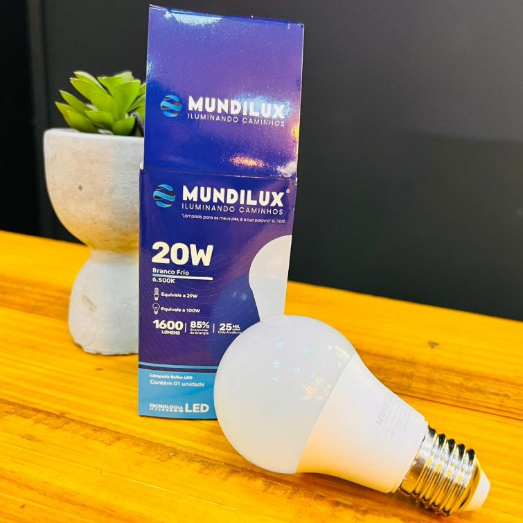 Lampada Led 20w, 30w, 50w 6500k Branco Fria bivolt