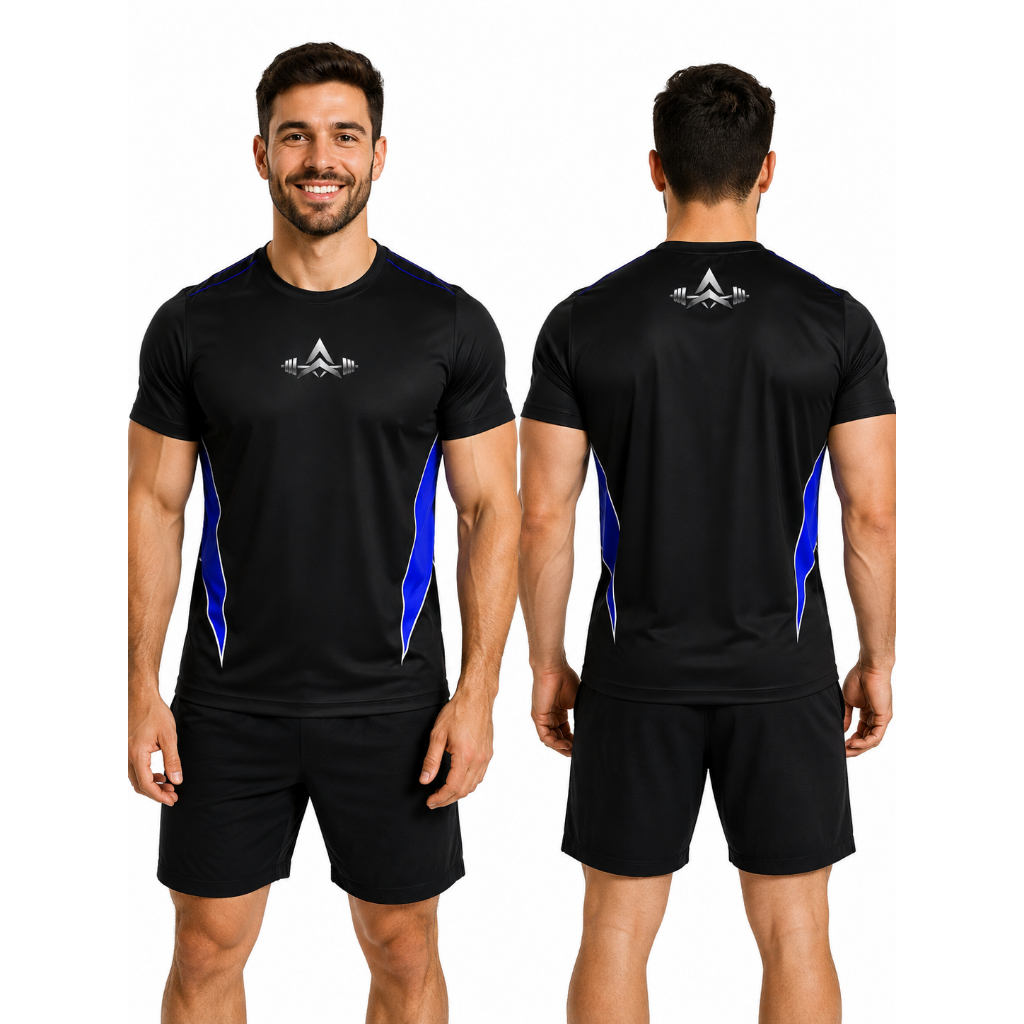 Camiseta Masculina Dry Fit Treino Musculação Academia Gym Esportiva Confortável