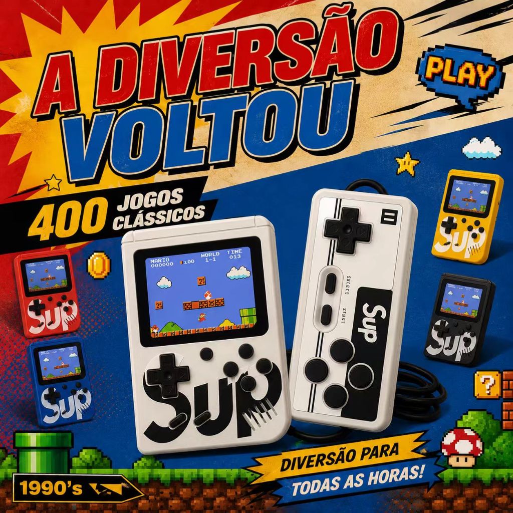 Mini 400 Game Nintendo Portable Video Games Sup Retro Classics Old 80s