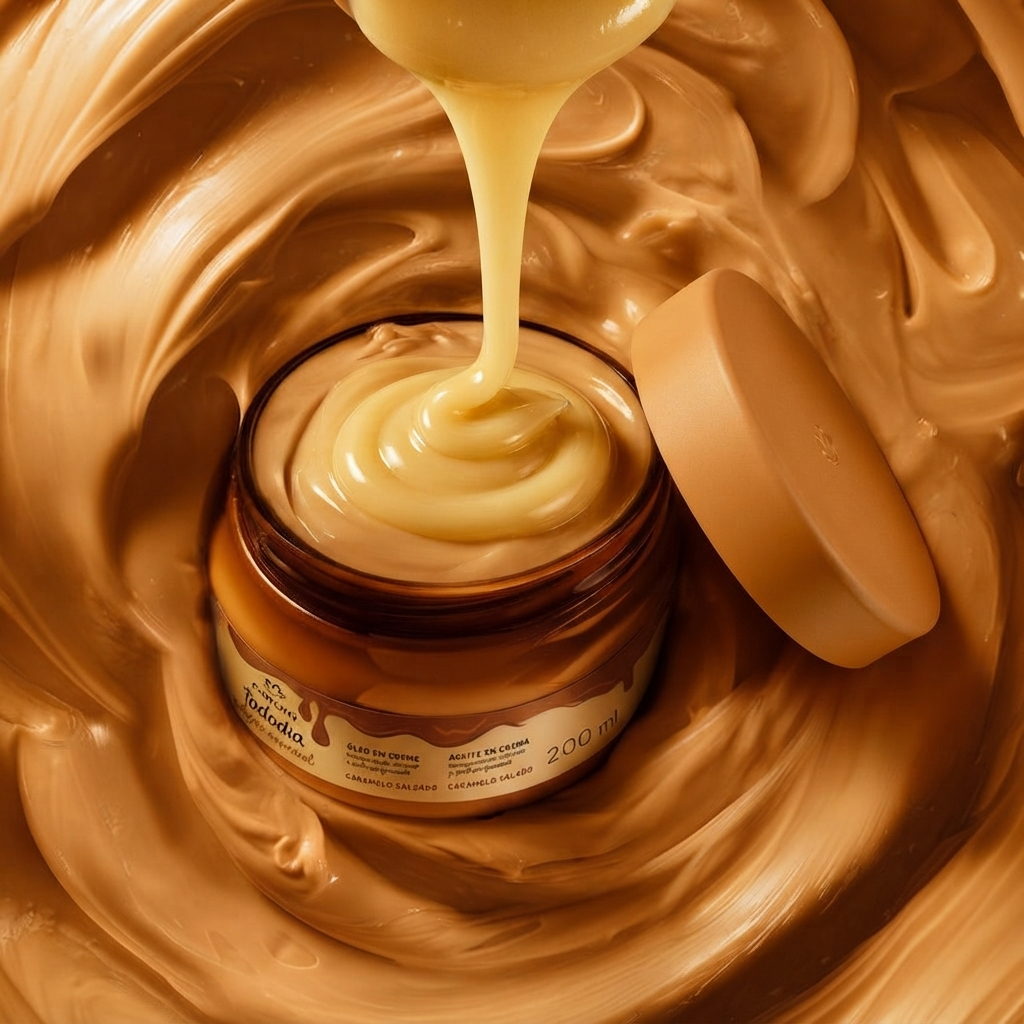 Óleo em Creme para o Corpo Caramelo Salgado 200ml – Natura Tododia