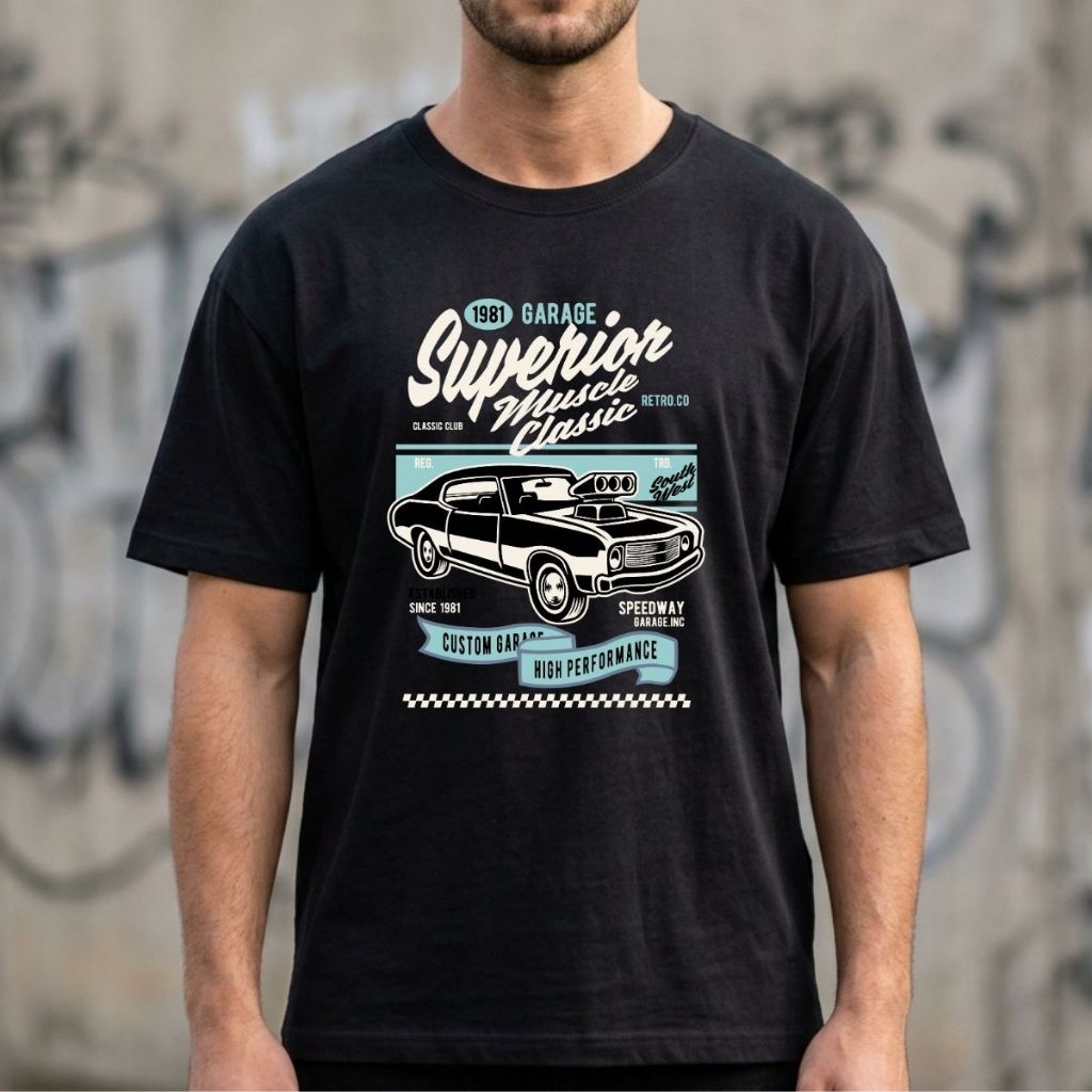 Camiseta 100% Algodão Carro Clássico Antigo Vintage Estampa Retrô Blusa Básica Masculina