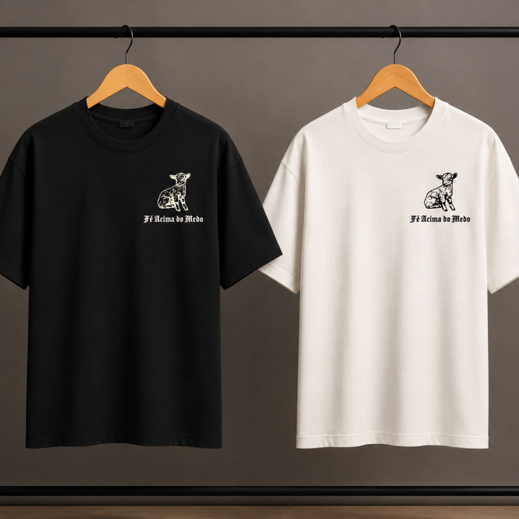 Camiseta FÉ ACIMA DO MEDO