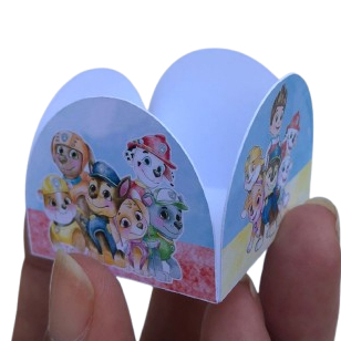 Forminha para Brigadeiro e Docinhos PATRULHA CANINA AQUARELA Lembrancinhas Mimos Festas Aniversário Infantil