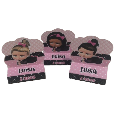 Pegue e Monte Porta Bis Duplo Personalizado PODEROSA CHEFINHA Lembrancinhas Festas Aniversários Infantil Mimos